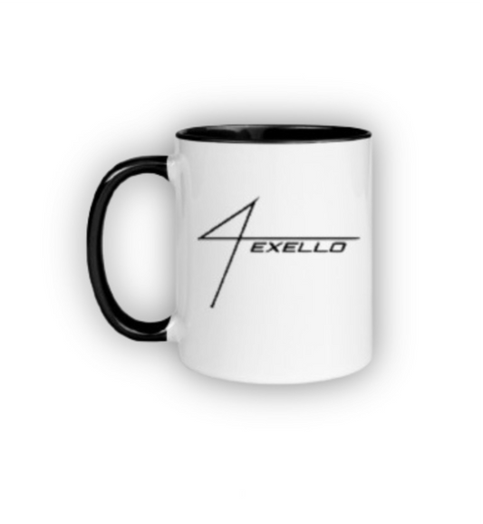 EXELLO OFFICIAL Black And White Mug